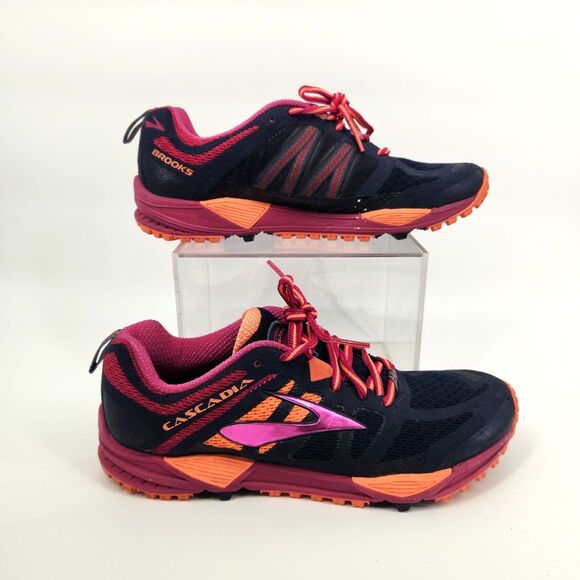 Brooks Shoes - Brooks Cascadia 11 Gore Tex Shoes Womens 9.5 Black Pink Raspberry Trail Running